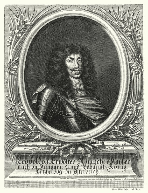 Leopold I, Kutsal Roma İmparatoru (gravür) by Sebastian van (after) Dryweghen