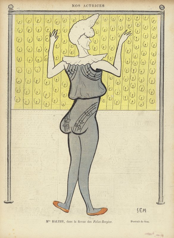 Louise Balthy, Fransız aktris, Folies-Bergere