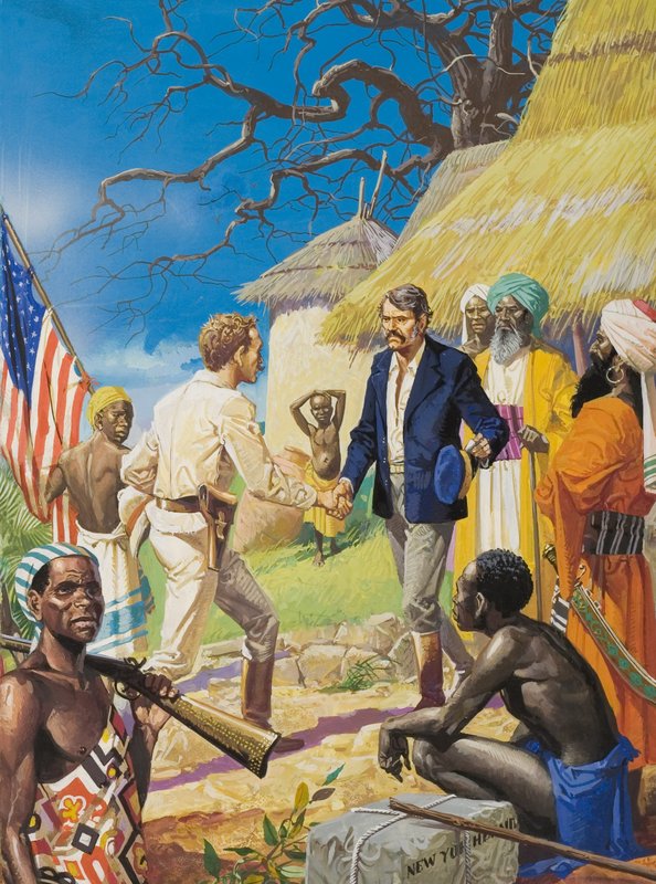 Ölümsüz Buluşma (kağıt üzerine guaj) by Severino Baraldi