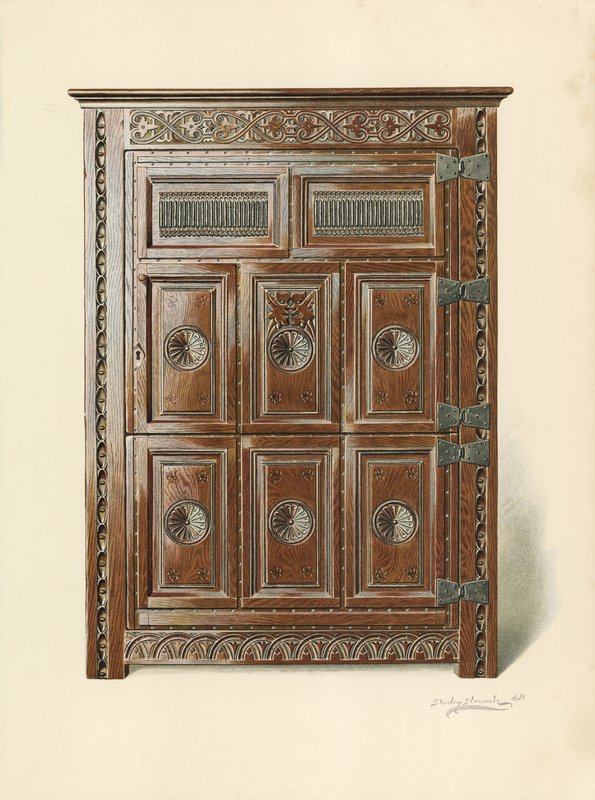 Meşe Dolap (Gal) (chromolitho) by Shirley Charles Llewellyn Slocombe