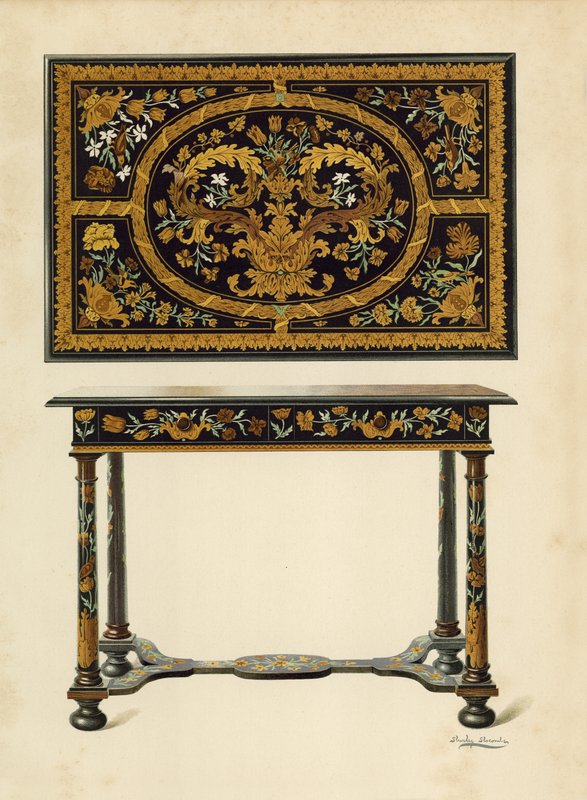 Marqueterie Kakma Tablosu, Haryngworth Lordu Zouche