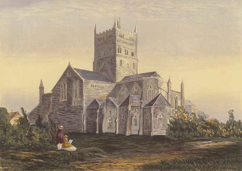 Aziz Mary, Tewkesbury, Gloucestershire by Sidney Corner