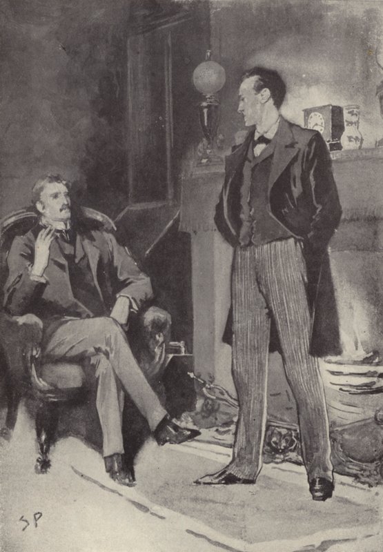Sonra ateşin yanında durdu: Arthur Conan Doyle (lito) tarafından Sherlock Holmes gizemi Bohemya