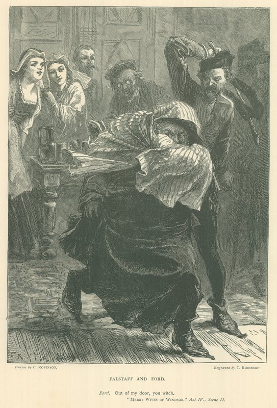 Illustration for The Merry Wives of Windsor  by Sir John Charles Robinson