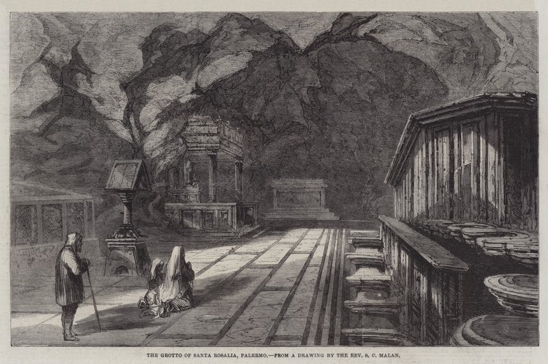 Santa Rosalia Mağarası, Palermo by Solomon Caesar Malan