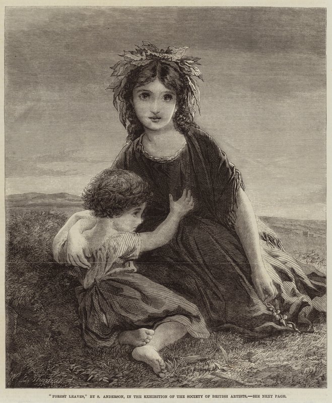 Orman Yaprakları by Sophie Gengembre Anderson