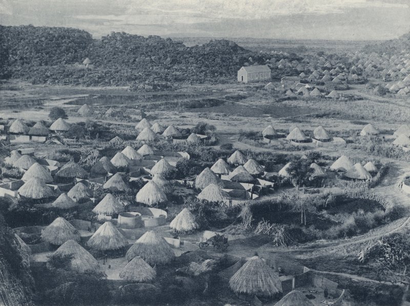 Yerli Bir Köy (s/b fotoğraf) by South African Photographer