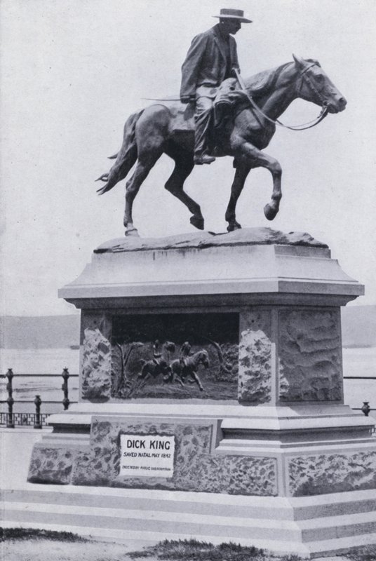 Dick King Anıtı, Durban (s/b fotoğraf) by South African Photographer