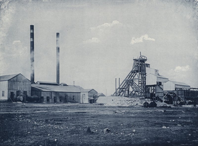 Head Gear, Ferreira Gold Mining Company (s/b fotoğraf) by South African Photographer