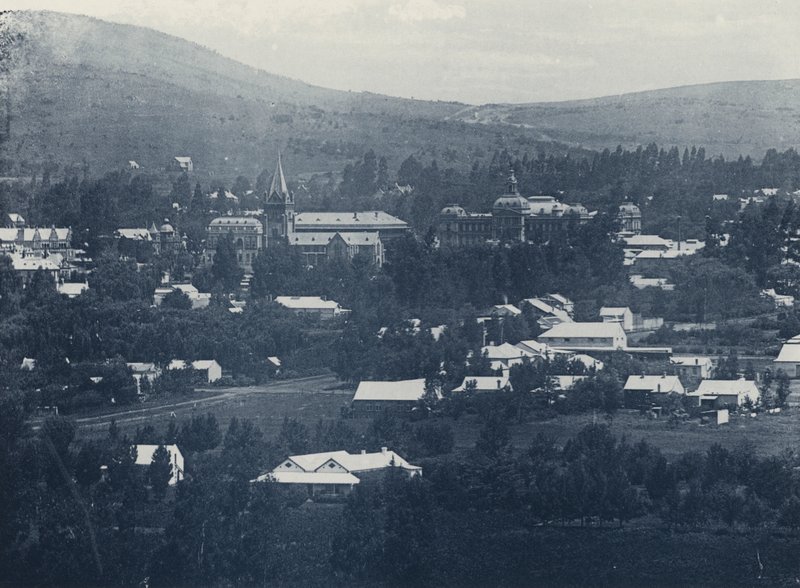 Pretoria, Daaspoort Tepesi'nden Kuş Bakışı (s/b fotoğraf) by South African Photographer