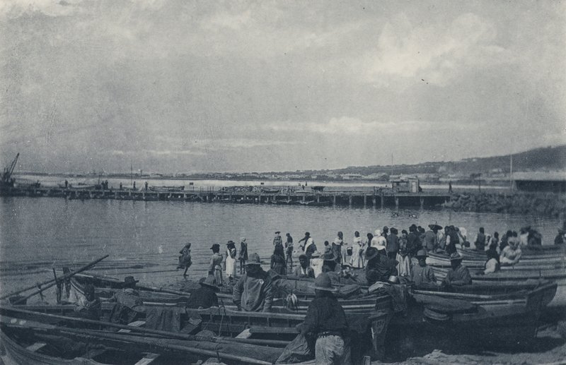 Balık Pazarı, Cape Town (s/b fotoğraf) by South African Photographer