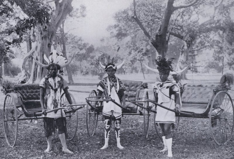 Tipik Ricksha Boys (s/b fotoğraf) by South African Photographer
