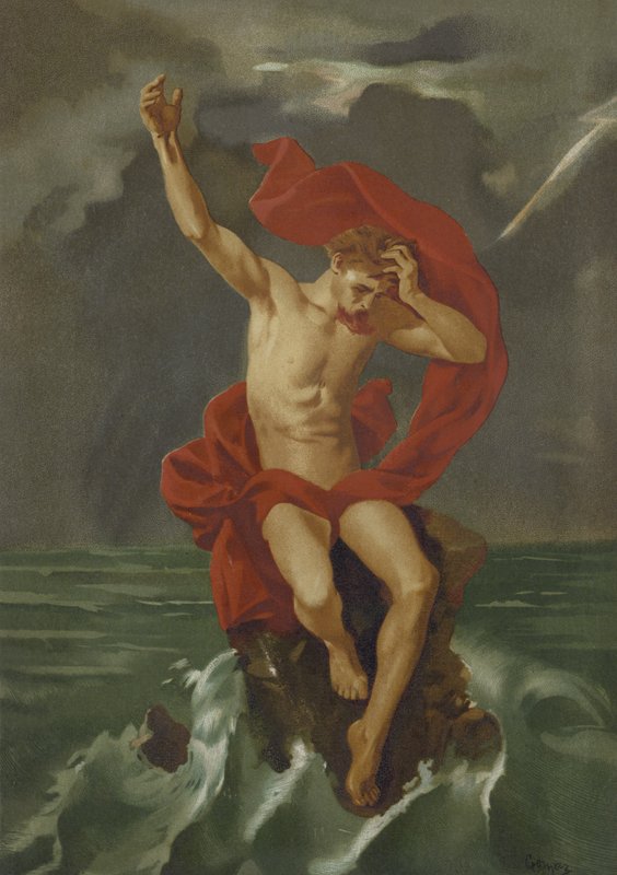 Yahuda cehennemde by Spanish School