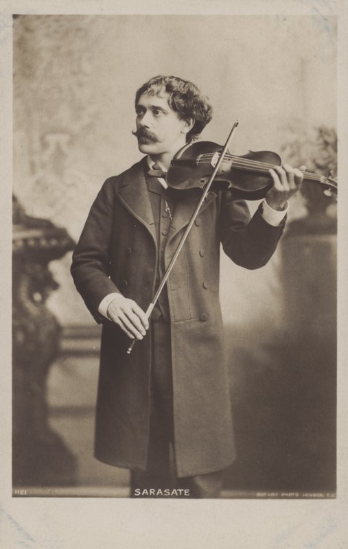 Pablo de Sarasate, İspanyol kemancı ve besteci by Spanish Photographer