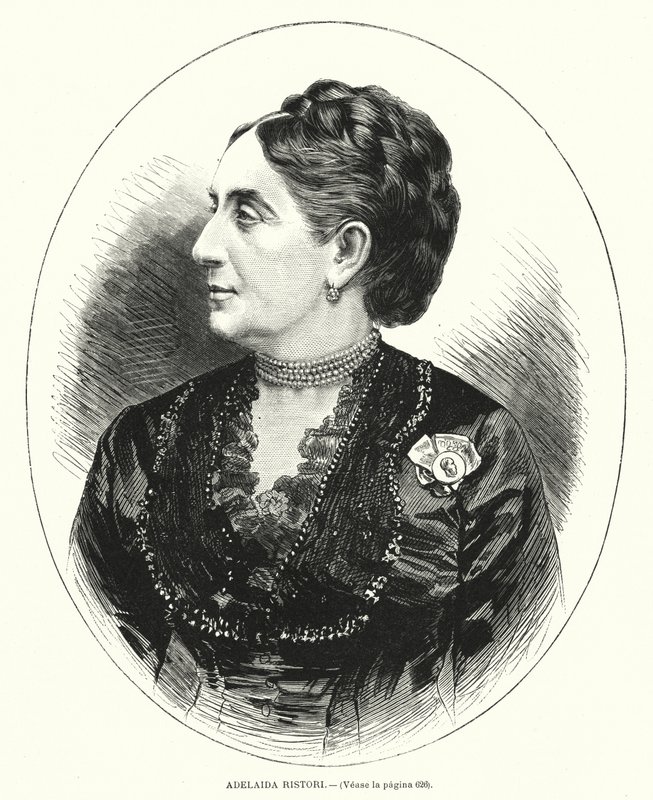 Adelaide Ristori, İtalyan aktris by Spanish School