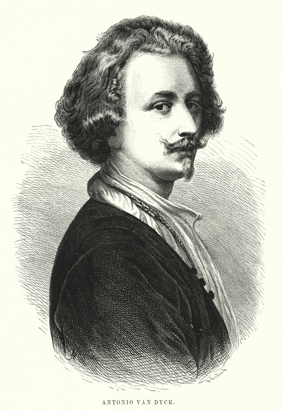 Anthony van Dyck, Flaman sanatçı (lito) by Spanish School