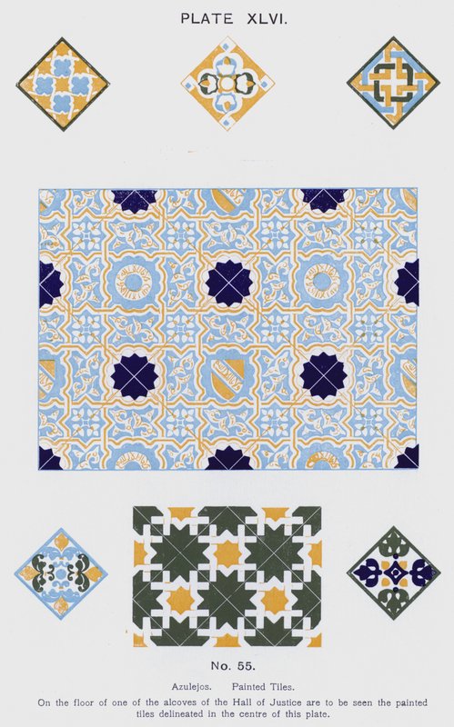 Azulejos, Boyalı Fayans (renkli taş) by Spanish School