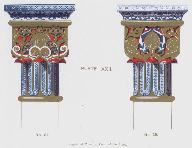 Sütunların Başkenti, Aslanlar Mahkemesi (renkli taş) by Spanish School