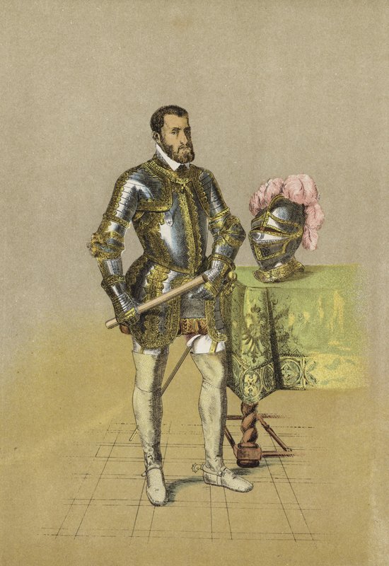 Charles V, Kutsal Roma İmparatoru by Spanish School