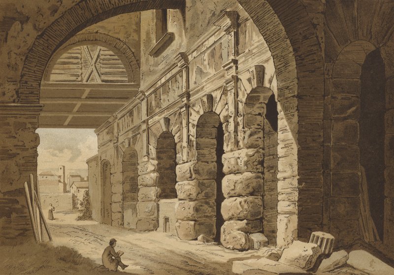 Domitian Galerisi, Roma by Spanish School