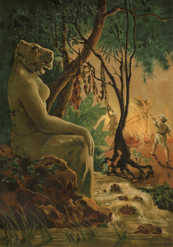 Kali, yıkım tanrıçası by Spanish School