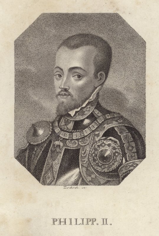 Philip II, İspanya Kralı by Spanish School