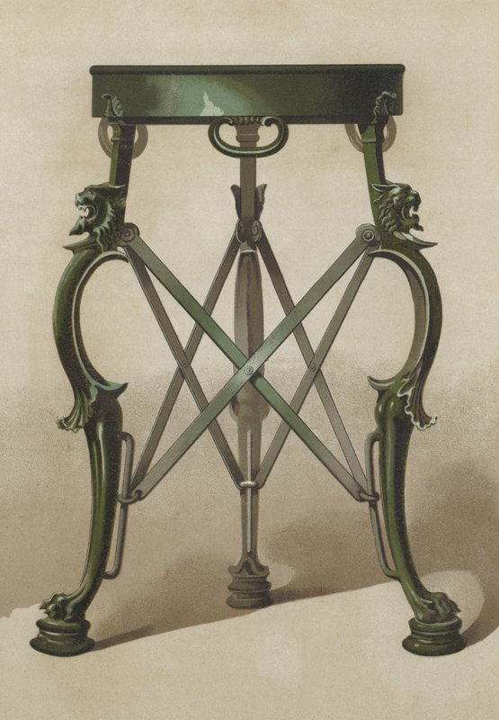Roma bronz tripodu (chromolitho) by Spanish School