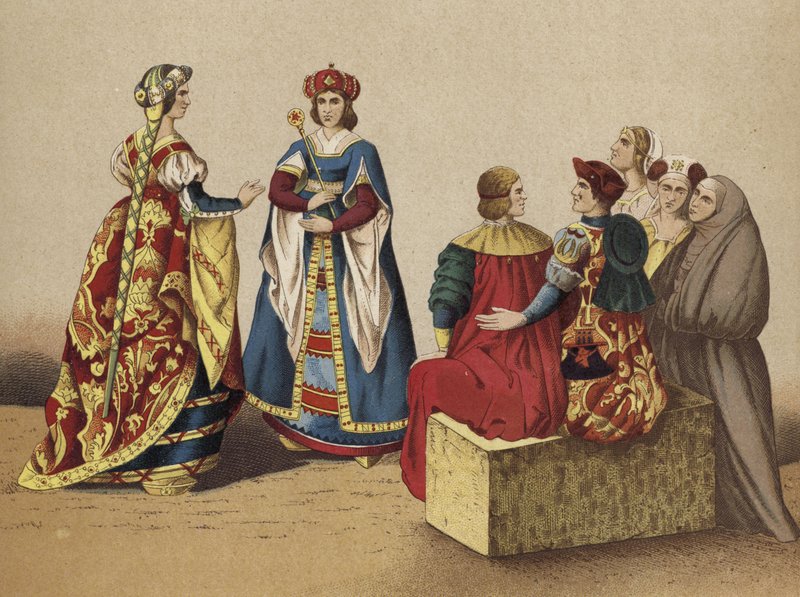 15. yüzyılın İspanyol kostümleri by Spanish School