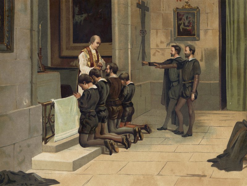 Loyolalı Aziz Ignatius, Cizvitlerin kurucusu by Spanish School