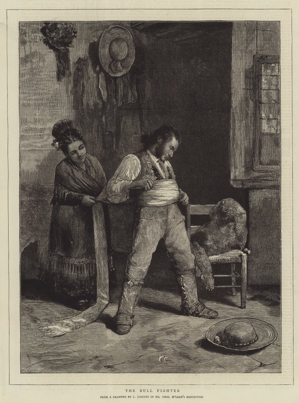Boğa Dövüşçüsü (gravür) by Spanish School