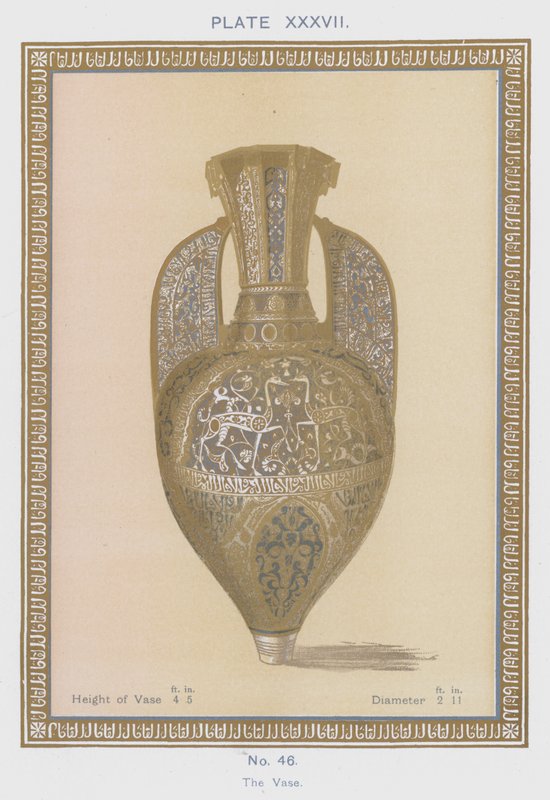 Vazo (renkli taş) by Spanish School