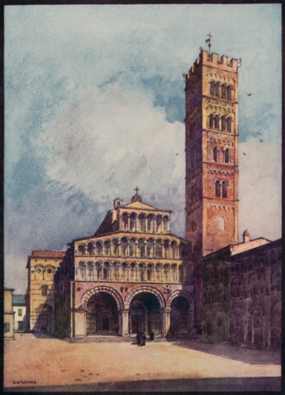 İtalyan Katedralleri: Lucca Katedrali (renkli taş) by Stafford Leake
