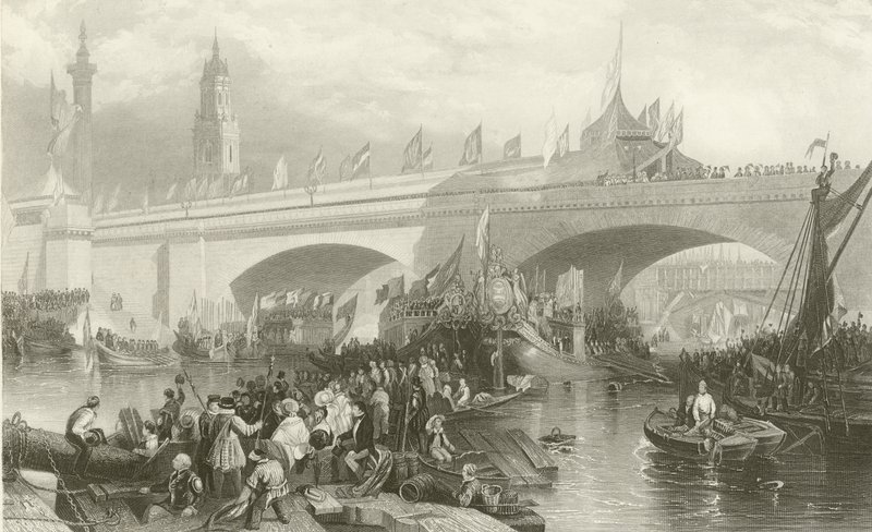 New London Bridge'in açılışı by Stanfield