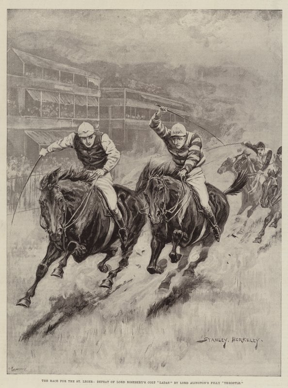 St Leger için Yarış, Lord Roseberys Colt Ladas