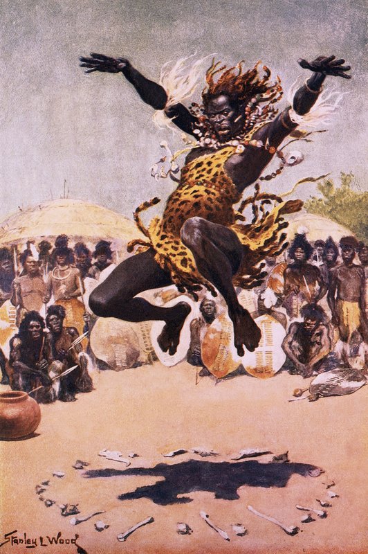 kabile dansı by Stanley L. Wood