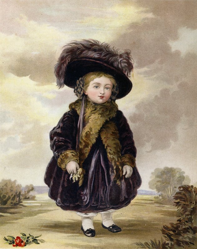 Prenses Victoria, Dört Yaşındayken by Stephan Poyntz Denning