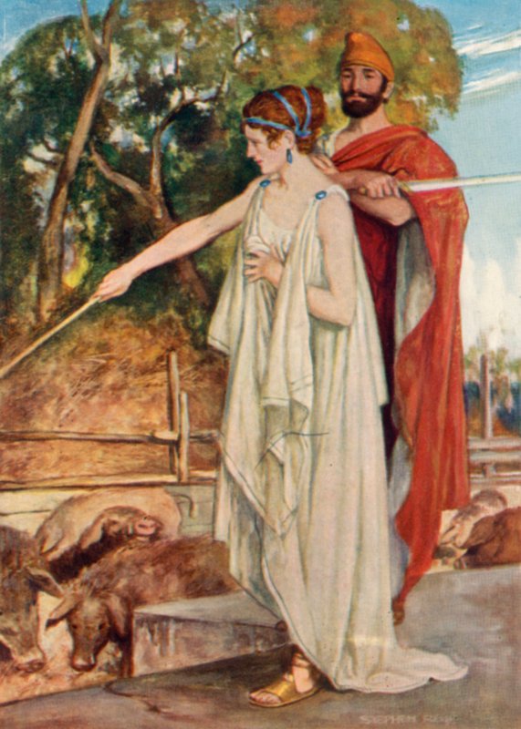 Ulysses and Circe  by Stephen Reid
