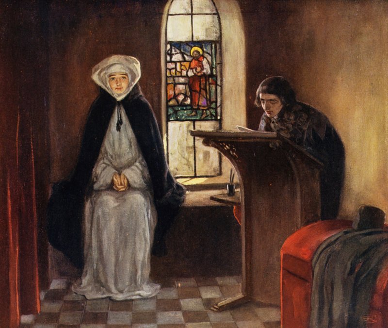 Sienalı Aziz Catherine (renkli taş) by Stephen Reid