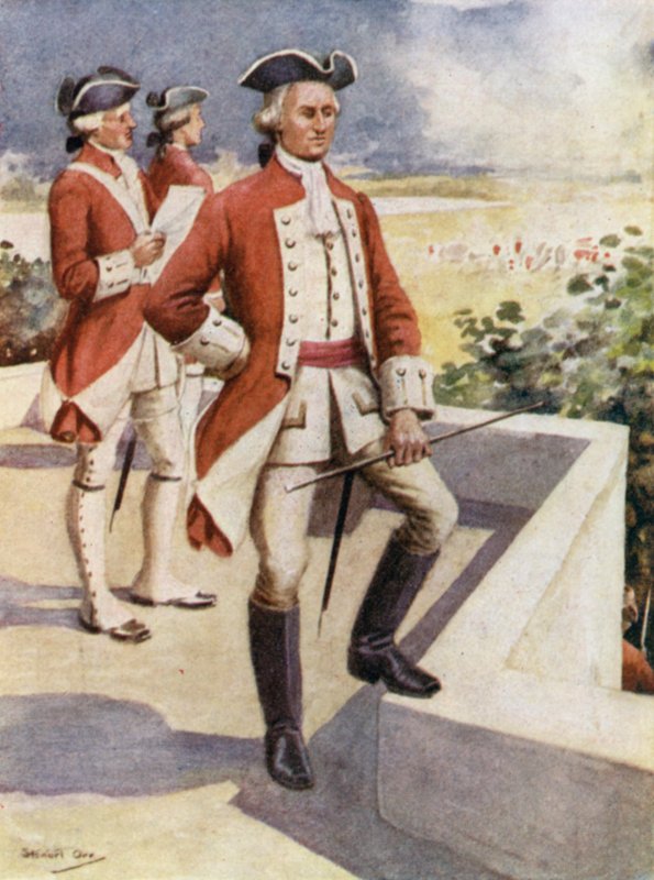 Clive çatıda Plassey savaşını izliyor by Stewart Orr