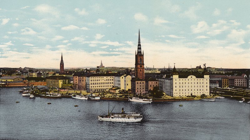 Stockholm: Riddarholmen (renkli fotoğraf) by Swedish Photographer