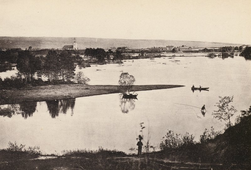 Sverige / İsveç: Dalarne, Orsa, Storan (s / b fotoğraf) by Swedish Photographer