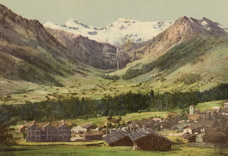 Bernese Oberland: Adelboden (renkli fotoğraf) by Swiss Photographer