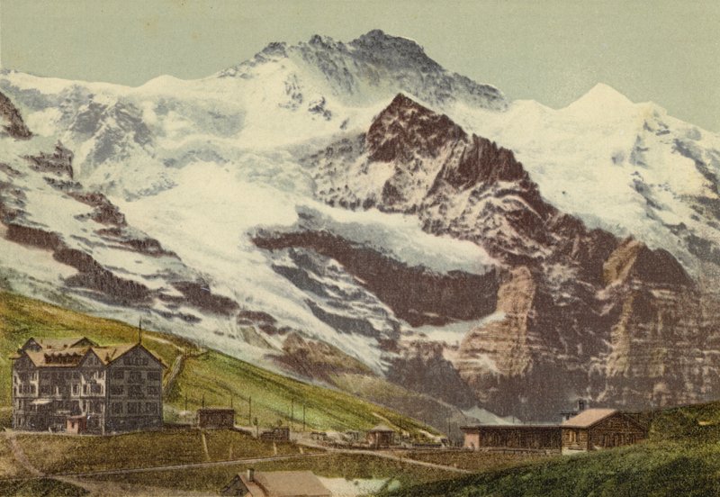 Bernese Oberland: Kleine Scheidegg (renkli fotoğraf) by Swiss Photographer