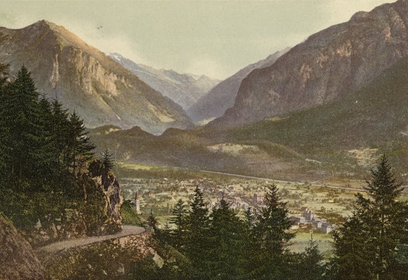 Bernese Oberland: Meiringen (renkli fotoğraf) by Swiss Photographer