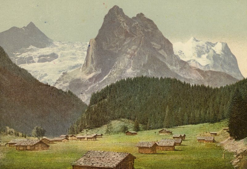 Berner Oberland: Rosenlaui (renkli fotoğraf) by Swiss Photographer