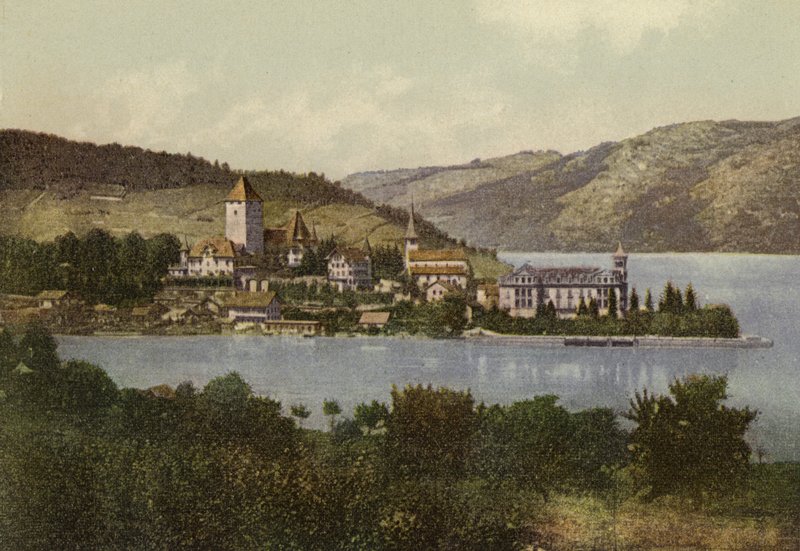 Bernese Oberland: Spiez (renkli fotoğraf) by Swiss Photographer