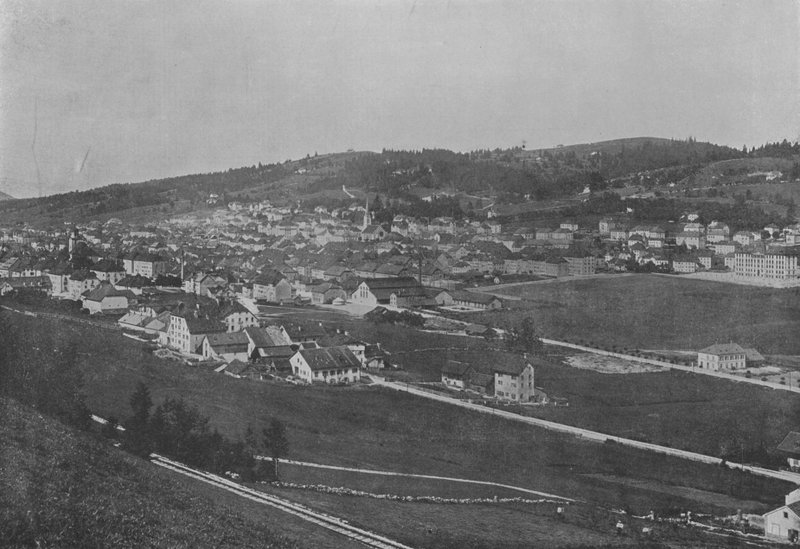 Chaux-de-Fonds (s/b fotoğraf) by Swiss Photographer
