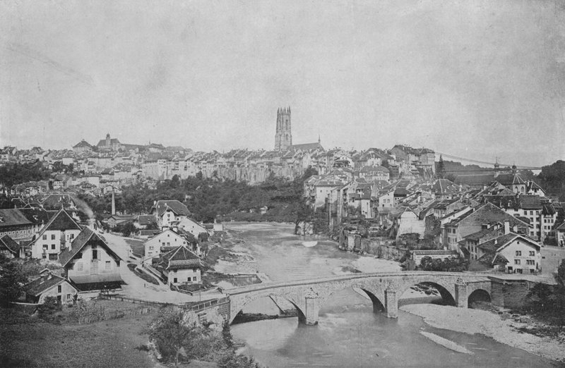 Fribourg (s/b fotoğraf) by Swiss Photographer