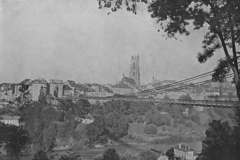 Fribourg (s/b fotoğraf) by Swiss Photographer