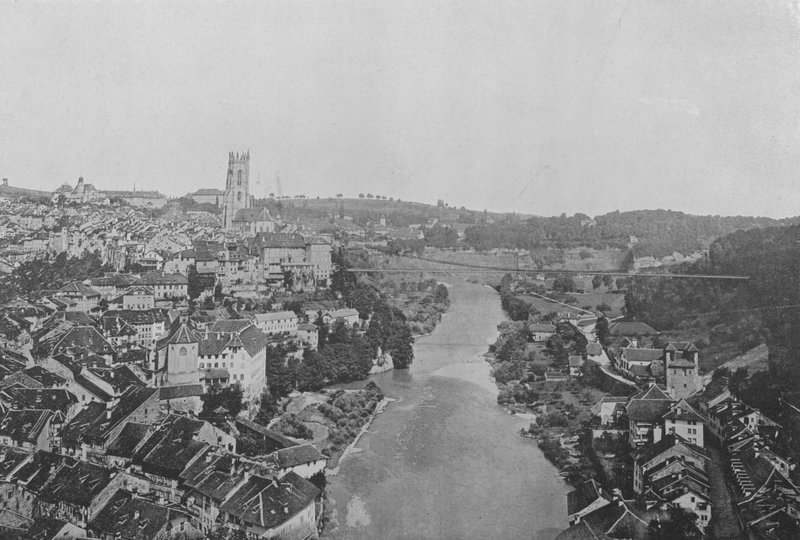 Fribourg (s/b fotoğraf) by Swiss Photographer